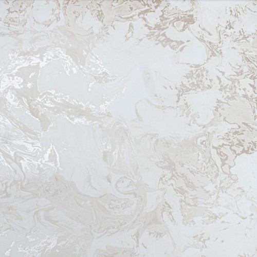 Cream Marble Metallic Wallpaper Ripple Liquid Swirl Effect Gold Shimmer Smooth - Picture 2 of 7