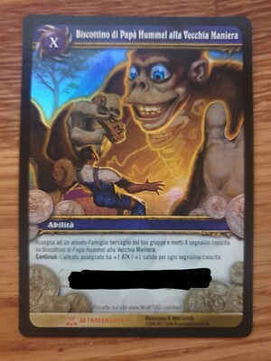 WoW TCG Loot Papa Hummels Tierkuchen Allready Used Betrayer Loot 1/3