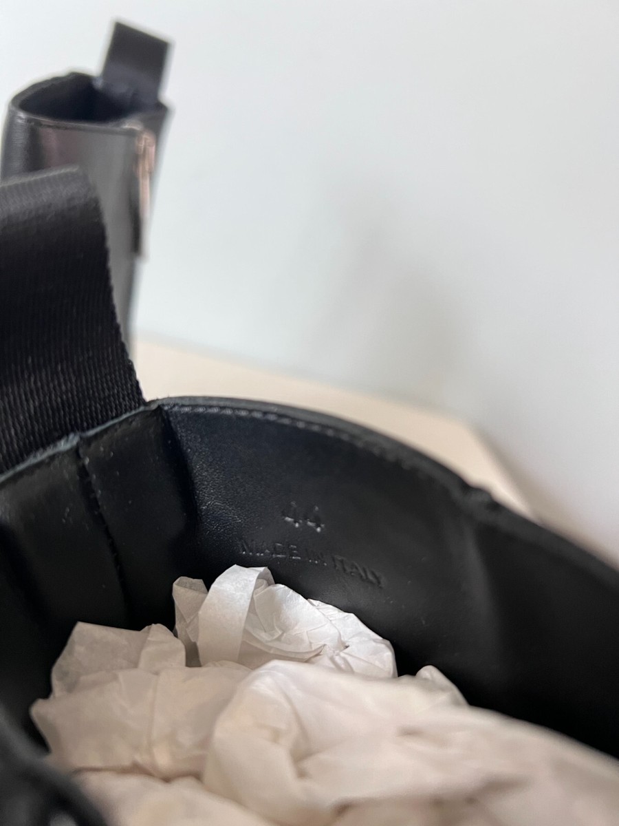 Off White Exploration Motor Ankle Boots - Size 11 - Black - Made