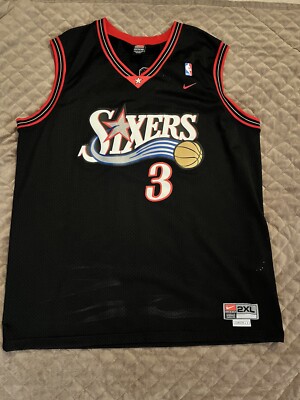 Camiseta ALLEN IVERSON Vintage Nike Swingman Adulto XXL +2