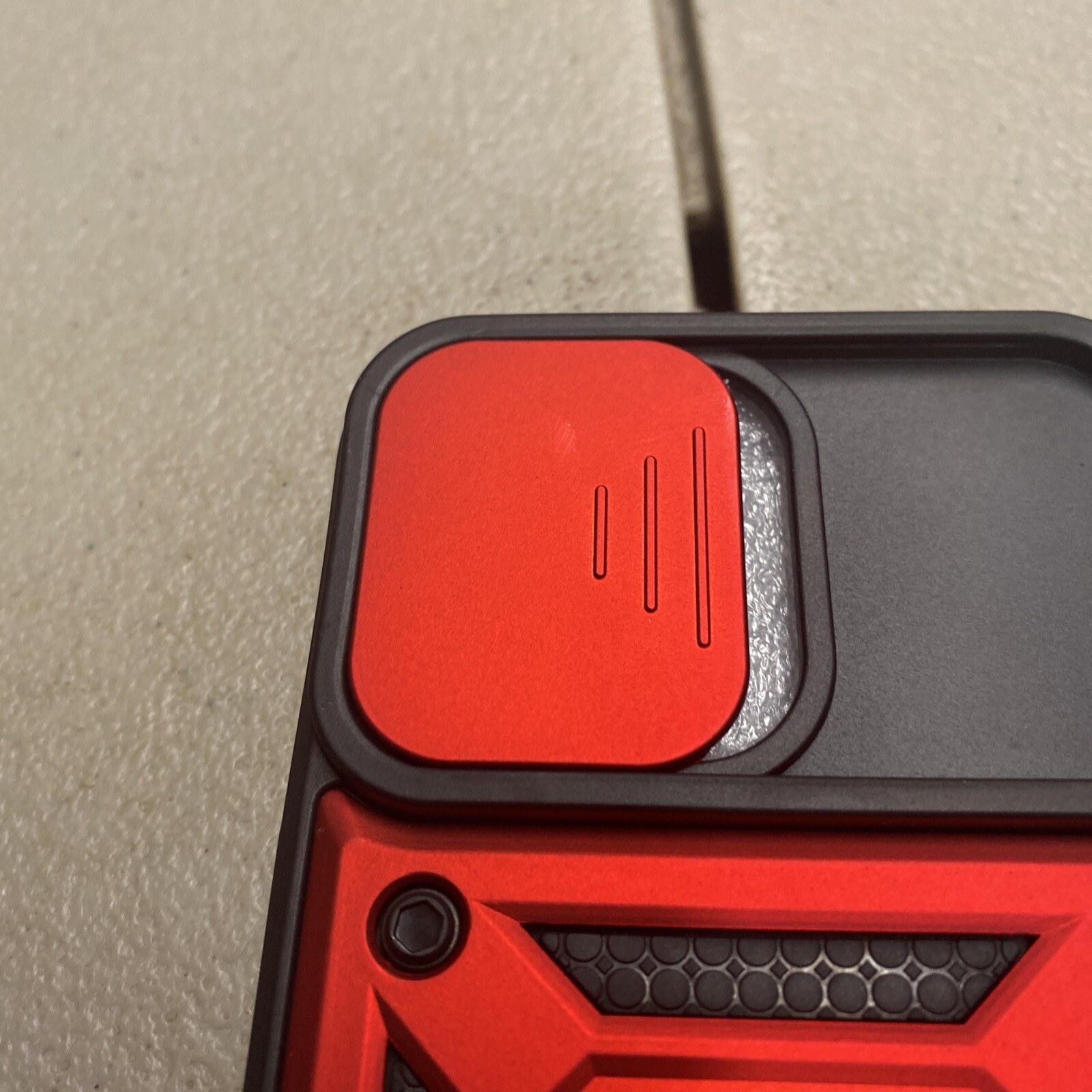 Donwell for iPhone 13 Pro 6.1 inch, Slim with Built-in Ring Holder Kickstand Red