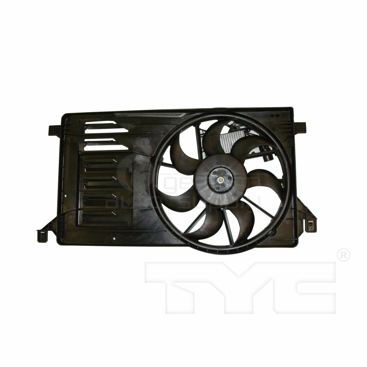 TYC Dual Radiator and Condenser Fan Assembly 622400 LF8B15025H for 