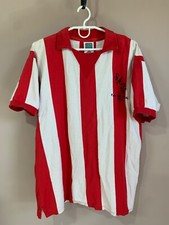 Sunderland 1973 Home Football Shirt Retro Score Draw Soccer Jersey Size XL
