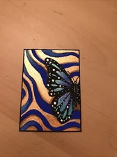 ACEO ORIGINAL BUTTERFLY PAINTING