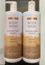 2-Pack TRANQUIL SPA  Shea Butter  Honey BODY WASH Gel with HONEY ALMOND