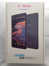 Alcatel A30 9024W 16GB 4G LTE 8" IPS Tablet Black Unlocked NIB - Privacy  No AI