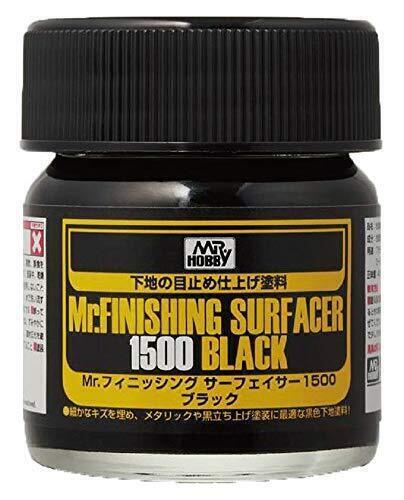 Mr. Hobby SF288 Mr. Finishing Surfacer 1500 Black 40ml - US Fast Ship - Picture 1 of 2