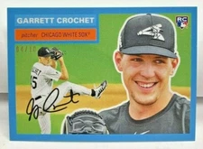 Garrett Crochet 2021 Topps Throwback Thursday 1956 Topps Design RC #23 BLUE /10