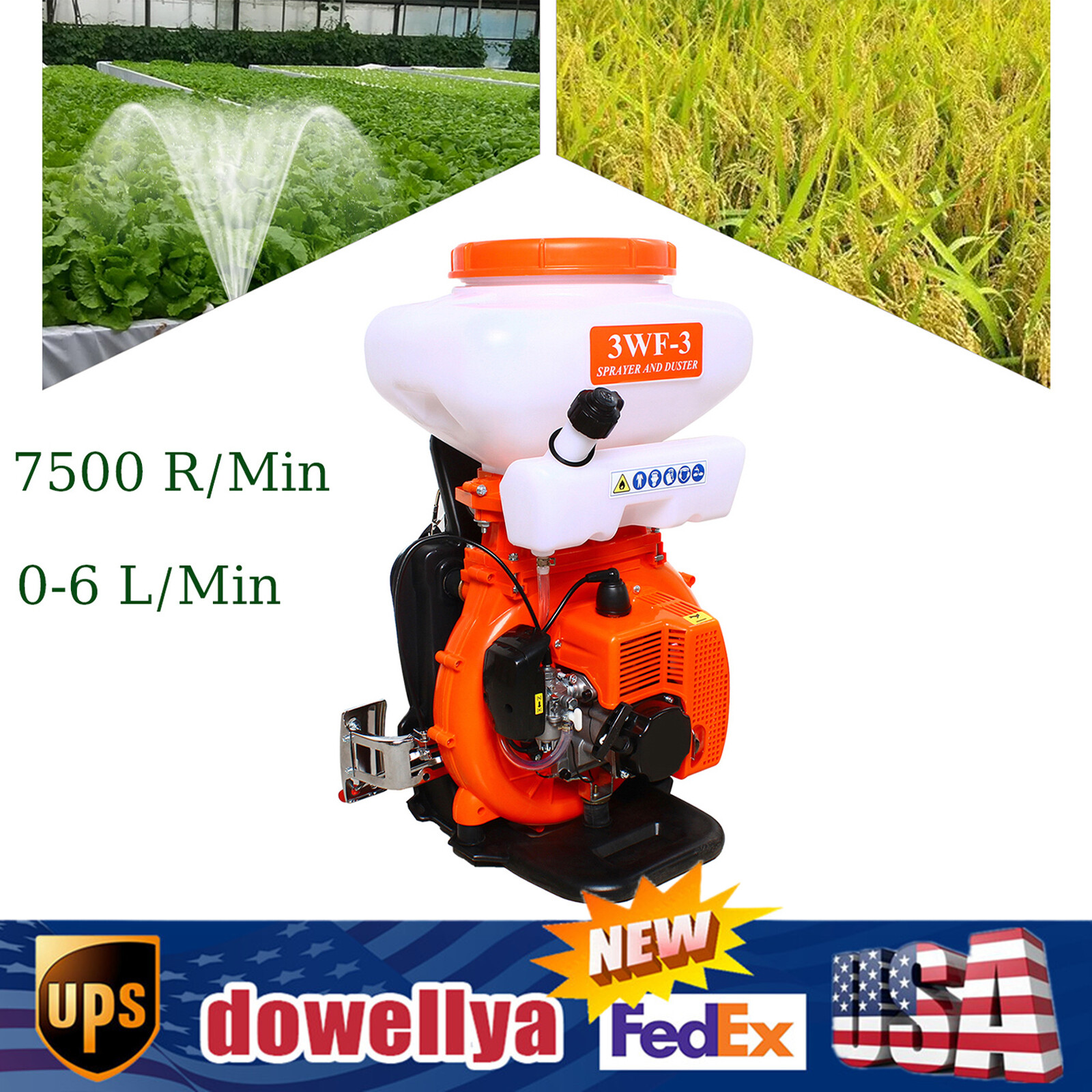 Fogger Sprayer Mist Duster Agricultural Mosquito Insecticide Sprayer Backpacked