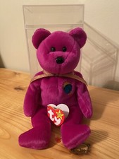 TY Millennium Bear Beanie Baby With Multiple Errors RETIRED Mint Rare 