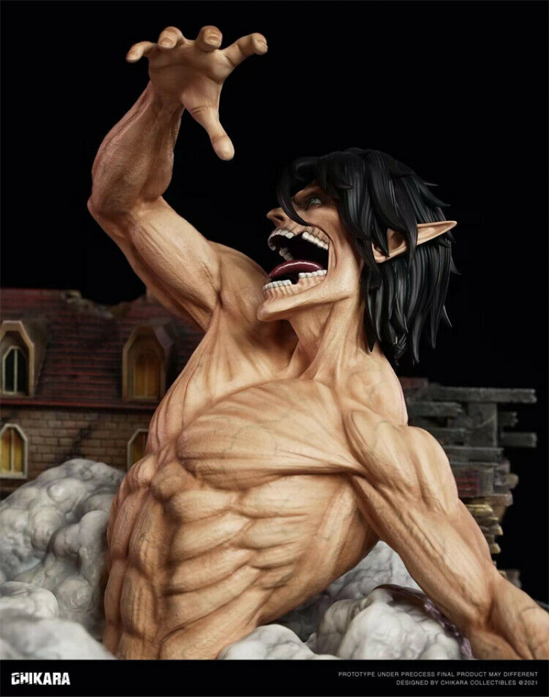 CHIKARA Studios Attack On Titan Eren Yeager Resin Model 12 Anime EX VER.