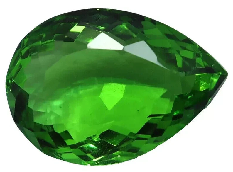 68.45 Ct. Pear Cut Green Peridot Faceted AAA+ Loose Gemstone Gift for Birthday - Image 2 of 4
