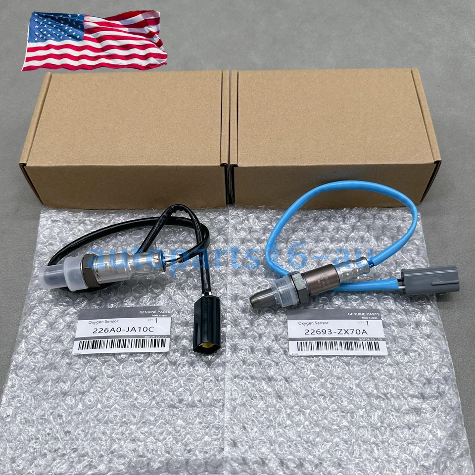 New 2PCS Upstream & Downstream Oxygen O2 Sensor For 2007-2013 Nissan Altima 2.5L Foto 4 de 4