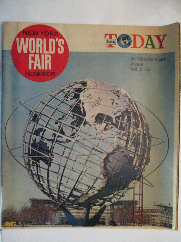 April 12, 1964 "NEW YORK WORLD'S FAIR NUMBER" - Phila. Inquirer Magazine