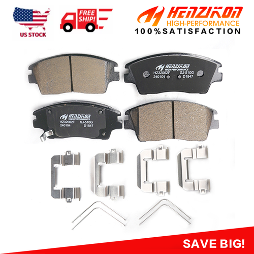 Front Ceramic Brake Pads for 2017 2018-2020 Hyundai Elantra Tucson Kia Sportage