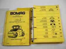 Bomag BW 174 AD-2 AM Tandem Vibrationswalze Betriebsanleitung Ersatzteilliste