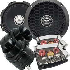 2x Gravity WZ6G 6.5? 1000W + 2x Tweeters AT-W460BK 1200W + 2x Crossovers AT-CX4