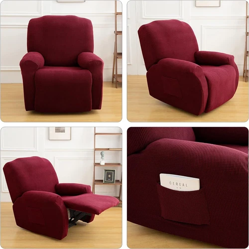Elastischer Relaxsessel 1-Sitzer Sofa Bezug Schoner Liegesessel Bezug Schoner - Bild 17 von 56