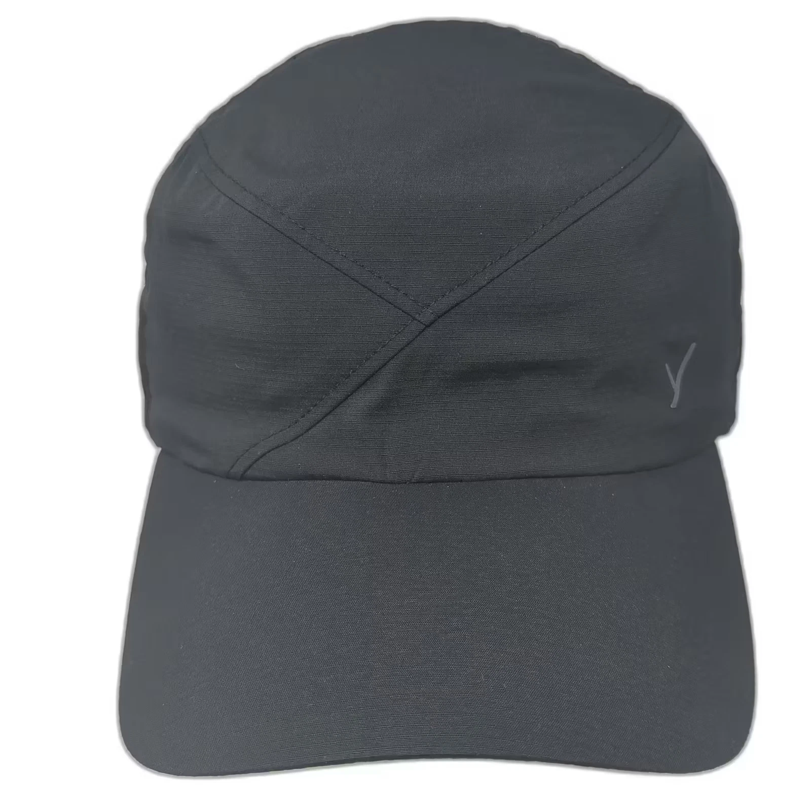 Baseball Hat Black M Slideback Adjustable Nylon Spandex Tonal Logo Active