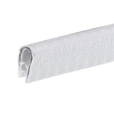 Edge Trim U Shape Rubber Fits 1-2.5mm Edge 14.76ft4.5meter Edge Guards White