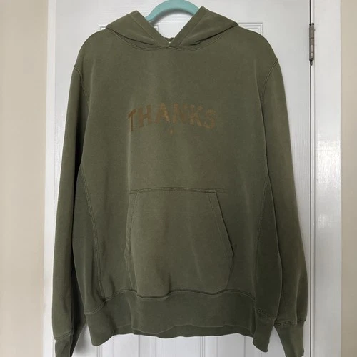 REMI RELIEF “Thank You” Pullover Hoodie XL Cotton Unused Japan - product listing photo