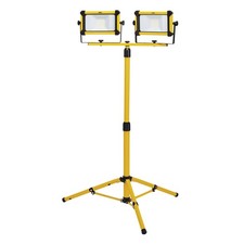 Image of Draper 110V Twin Head SMD LED Tripod Site Light 2200 Lumens 2x10W Adjustable
