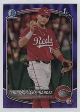 2025 Bowman Chrome Prospects Purple RayWave Refractor Ichiro Cano Hernandez yl0