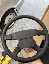 Custom Amg Mercedes Momo M38 Steering Wheel Black New 80s 90s Reproduction