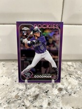 2024 Topps Chrome Hunter Goodman True Purple Refractor Rookie Card #/250 ⚾️ RC. rookie card picture