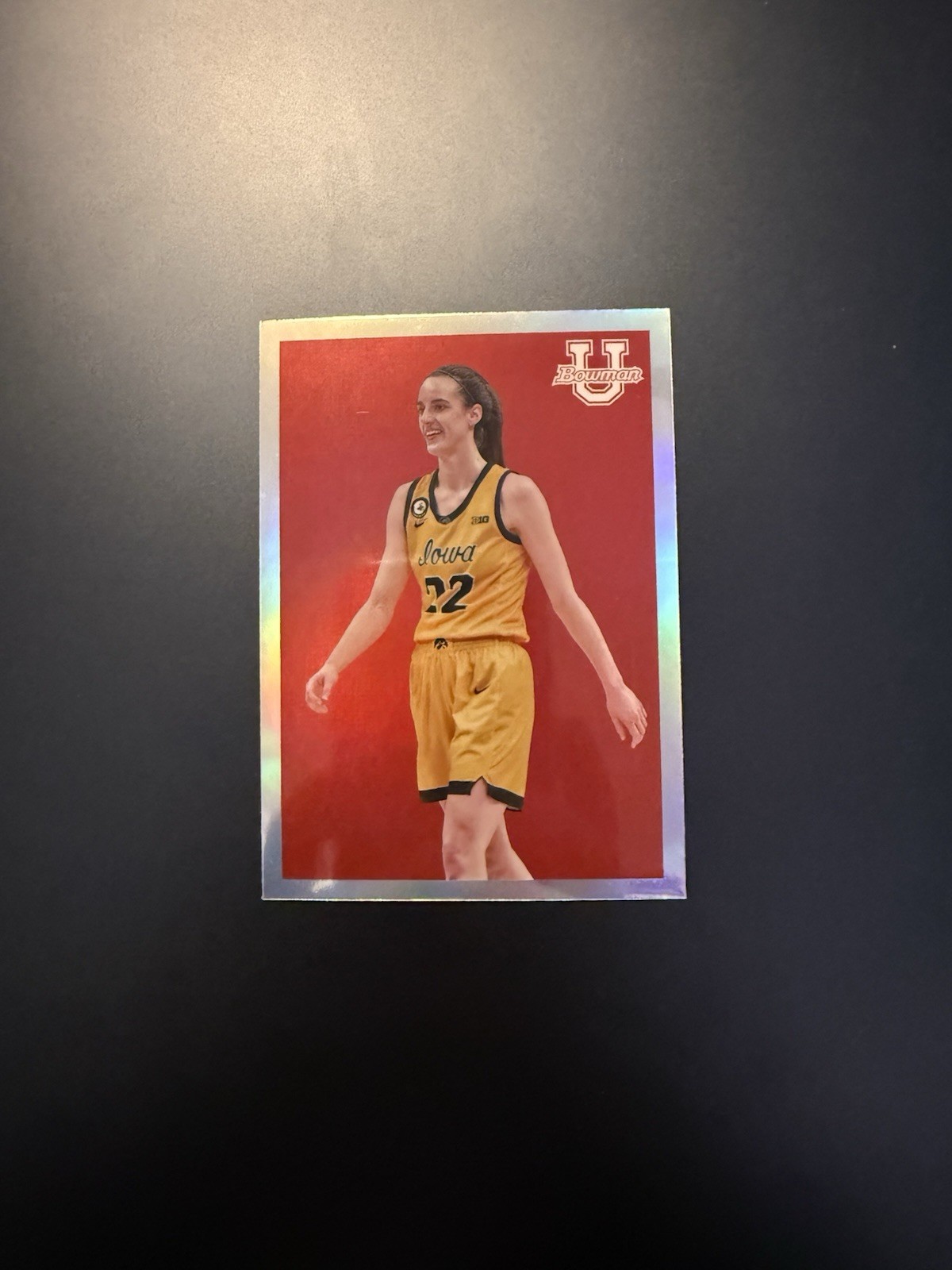 2023-24 Bowman University Best Caitlin Clark #30 Refractor (RC)
