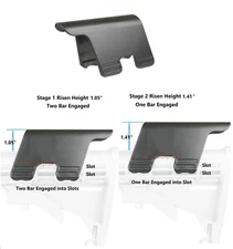 Cheek Rest Riser, High Profile 2 Stage Riser, Heavy Duty Polymer