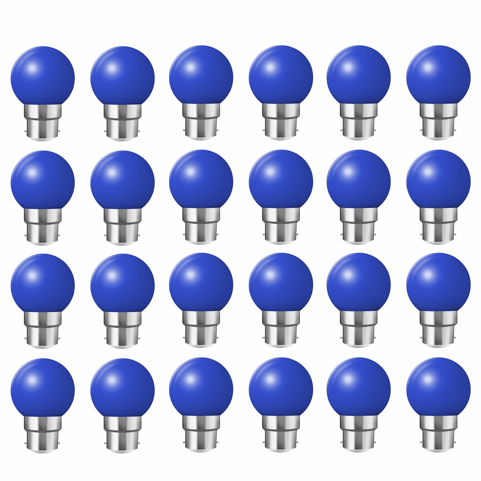 Ampoule LED B22 decorative couleur lot de 24 pour reussir l'eclairage de vos soirees guinguette