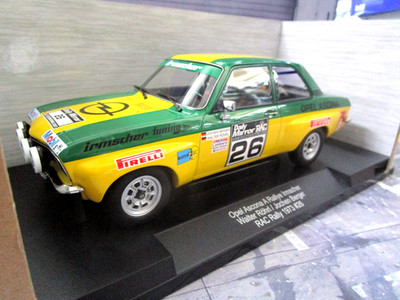 OPEL Ascona A SR Rallye RAC GB 1973 #26 Röhrl Berger Irmscher 18346  MCG 1:18
