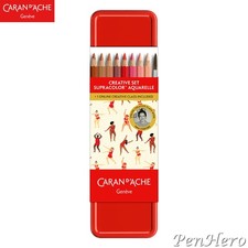 Caran + Nina Cosford Creative Set of 12 Pencils + Brush