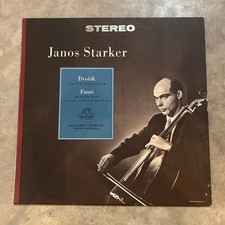 JANOS STARKER Dvorak/Faure: Cello Concertos Angel LP S 35417 VG 