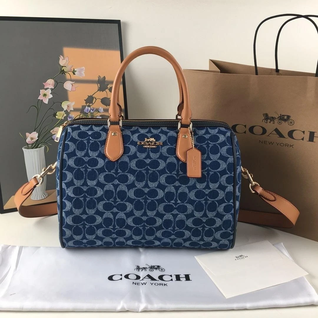 Coach Denim Exterior Large Bags & Handbags for Women for sale | eBay