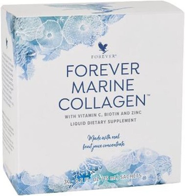 Forever Marine Collagen -with Vitamin C, Zinc, Goji Berries & Green Tea 30 Pack
