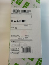 WAGO 870-831 4-Conductor Through Terminal Block ID 51161762 Box of 33 New