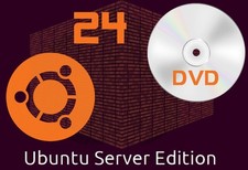 UBUNTU SERVER 24 LTS Linux Install  Live 64bit DVD