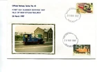 Isle of Man Railway Cover No 45 1997 1st day steam summer service
