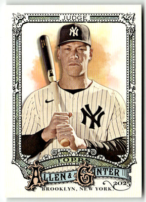 2025 Topps Allen & Ginter MLB No. 122 Aaron Judge