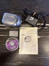Canon DC210 DVD Video Camera Camcorder Bundle Kit w/ Case Charger Battery