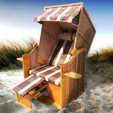 BRAST Cestino Spiaggia Helgoland 2 Posti per 2 Persone Lettino da Giardino - 2° Scelta