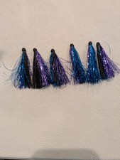 Trolling Slider Fly's  blue black purple 💜 On Great lakes 6/$20 FREE Ship