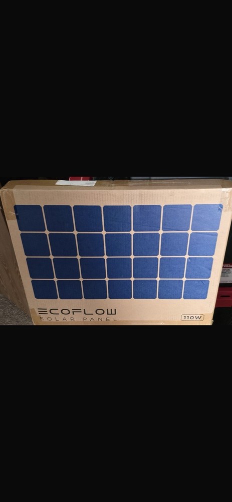 EcoFlow 110W Portable Solar Panel for Off-Grid Power