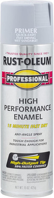7582838 Professional Primer Spray Paint, 15 Oz, Gray Primer