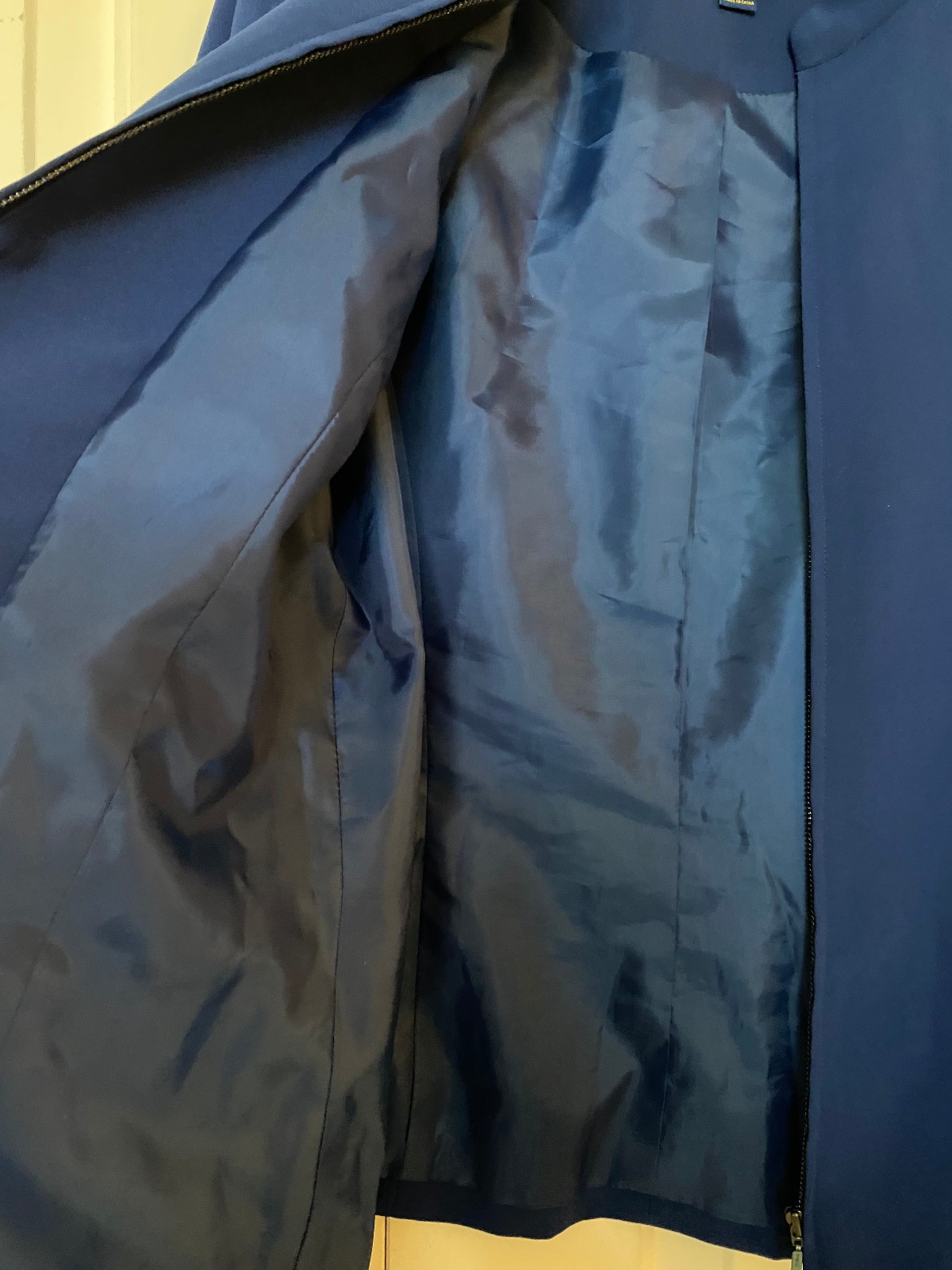 Pendleton Royal Blue Full Zip Blazer, Shoulder Pa… - image 5