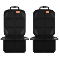 Car Seat Protector, Large Auto Protector for Child Seats - Black
