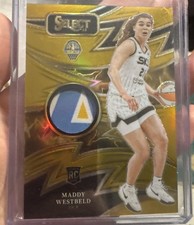 2025 Panini Select WNBA Maddy Westbeld (6/10) RC Rookie Sparks Patch Gold Prizm