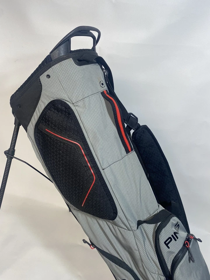 Bolsa de Transporte Ping Hoofer Craz-E Lite Gris Negro Soporte EXCELENTE Incluye Cubierta de Lluvia Foto 3 de 4